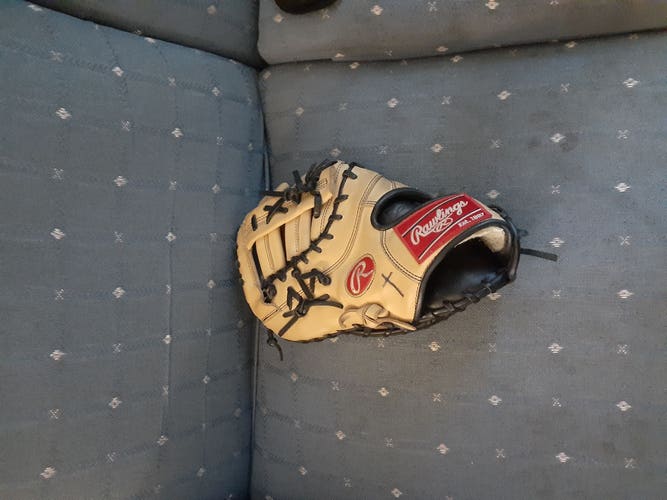Used Rawlings Left Hand Throw First Base Gold Glove Elite Baseball Glove 13"