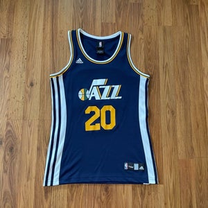 Utah Jazz Gordon Hayward #20 NBA BASKETBALL Adidas Women's Cut Size Small Jersey