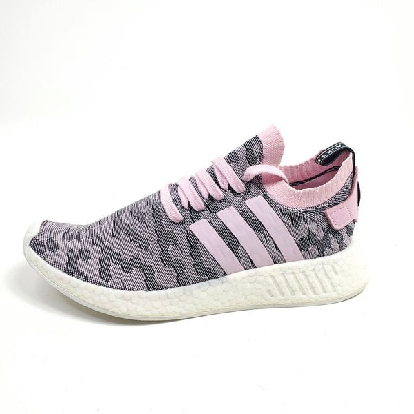 Adidas NMD R2 PK Womens Shoes 10 Black Pink Running Shoes Boost Sneakers | SidelineSwap