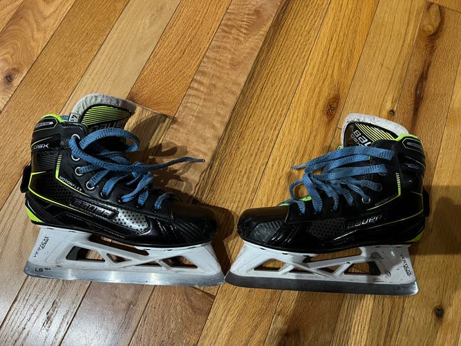 Used Bauer Regular Width Size 4.5 GSX Hockey Goalie Skates