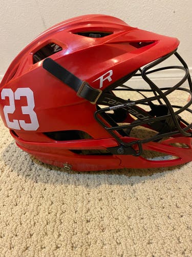 Red Cascade R Lacrosse Helmet (Send Offers)