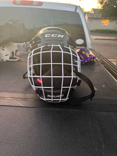 Used Large CCM Pro Stock Helmet