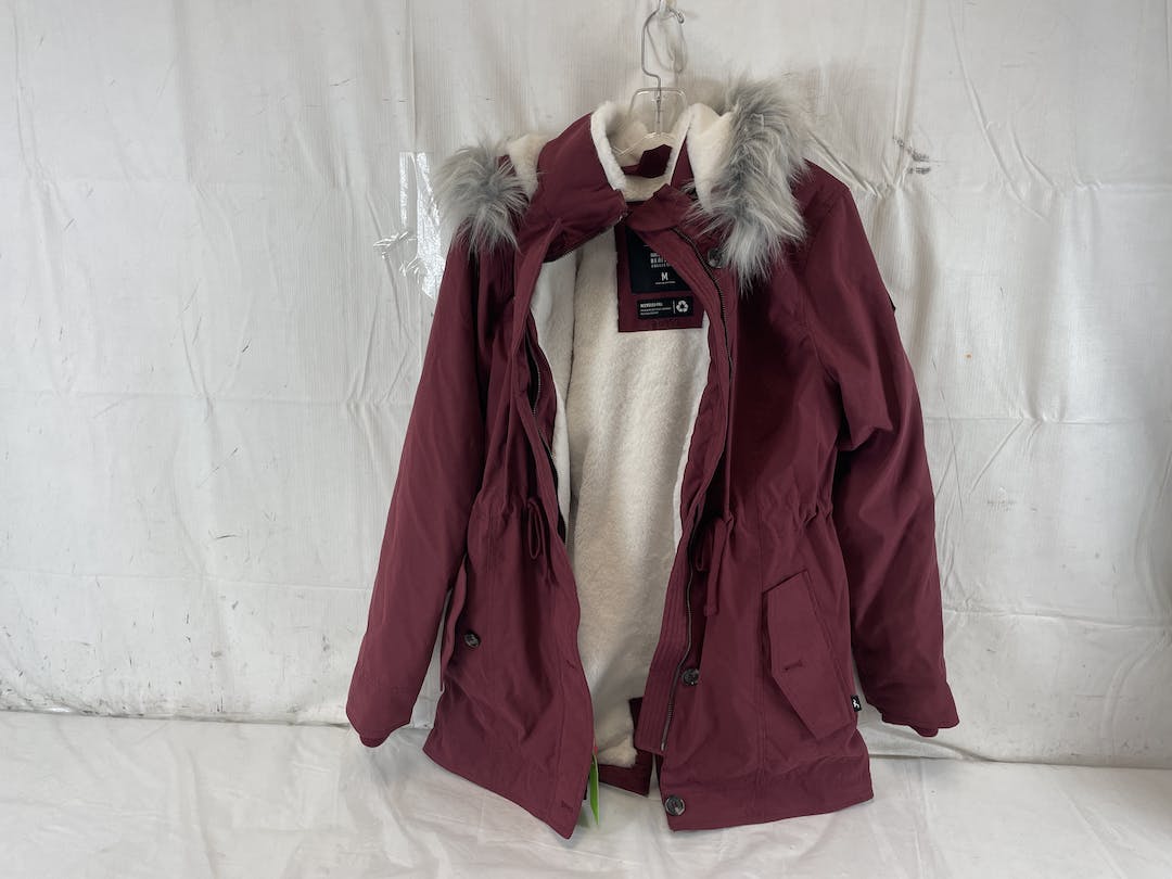 Faux Fur-lined Parka Womens 