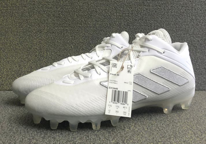 Adidas Freak 20 Mid Football Cleats White EH3446 Men's size 12