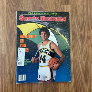 Seattle Supersonics Paul Westphal NBA BASKETBALL 1980 Sports Illustrated!