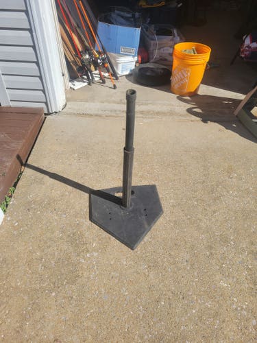 Used Primed batting tee ball tee