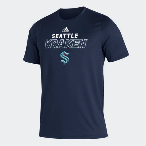 Adidas NHL Seattle Kraken T-shirt - New - Men's Large