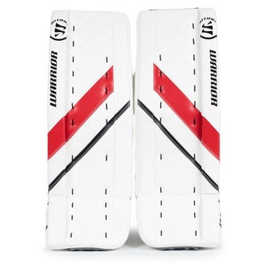 New Warrior Ritual G4 Int 31"+1.5 ice hockey goalie leg pads intermediate red