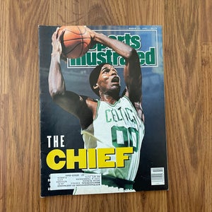 Boston Celtics Robert Parrish NBA BASKETBALL 1991 Sports Illustrated Magazine!