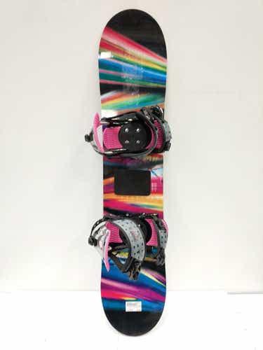 Used Five Forty Lazer Head Bindinds 115 Cm Girls' Snowboard Combo