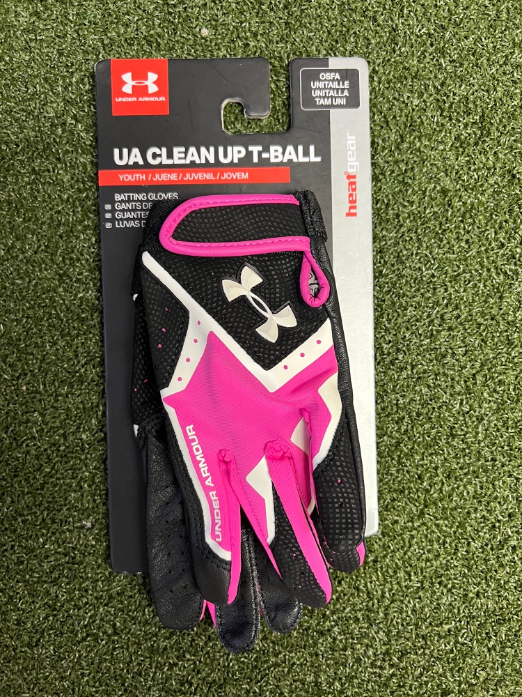 T-Ball Under Armour Cleanup Batting Gloves (1228)