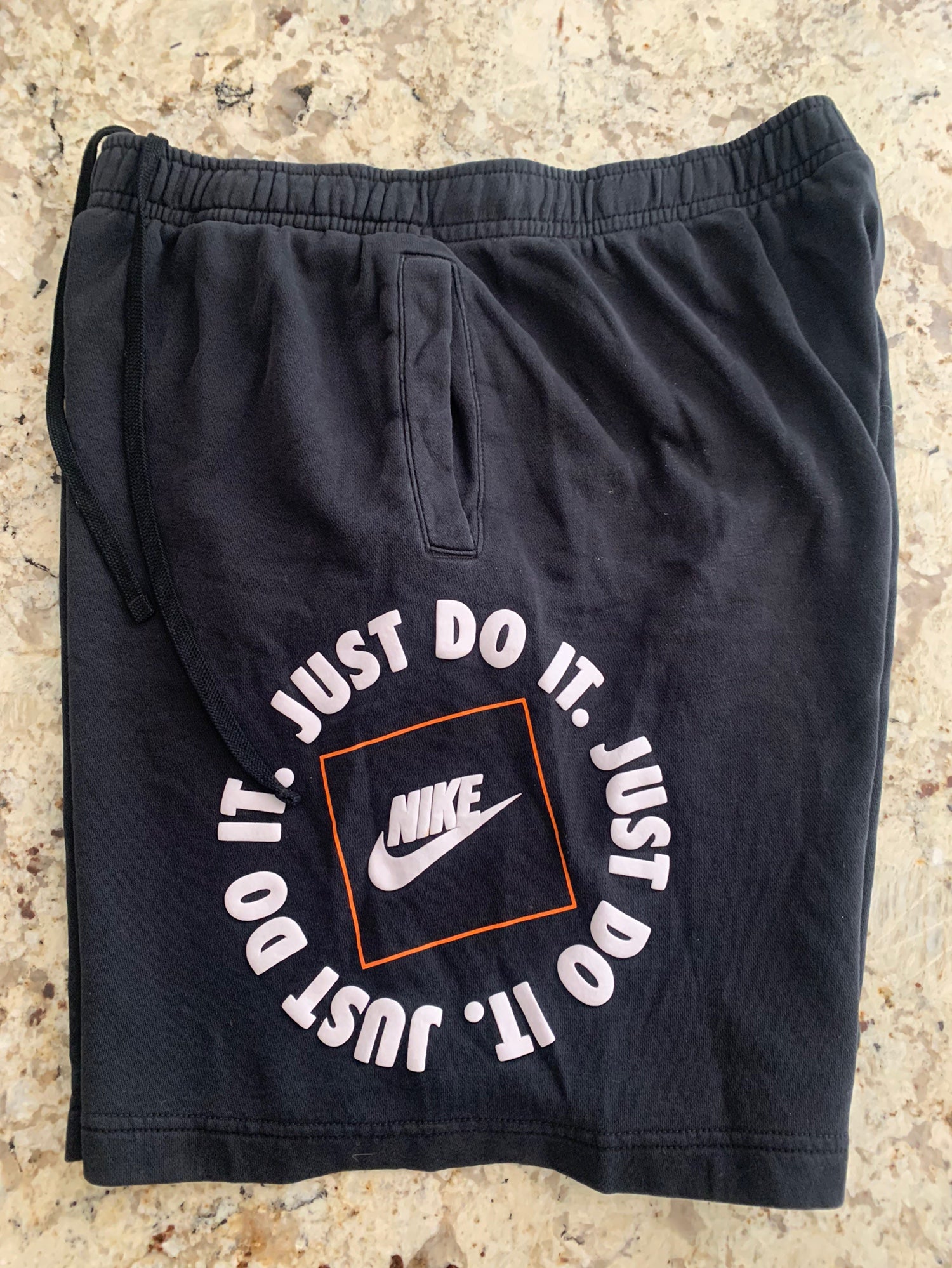 nike just do it sweat shorts