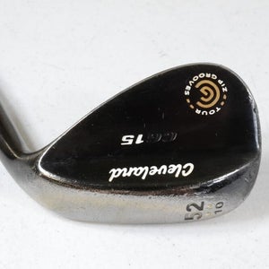 Cleveland CG15 Black Pearl 52*-10 Wedge Right Traction Steel # 147096