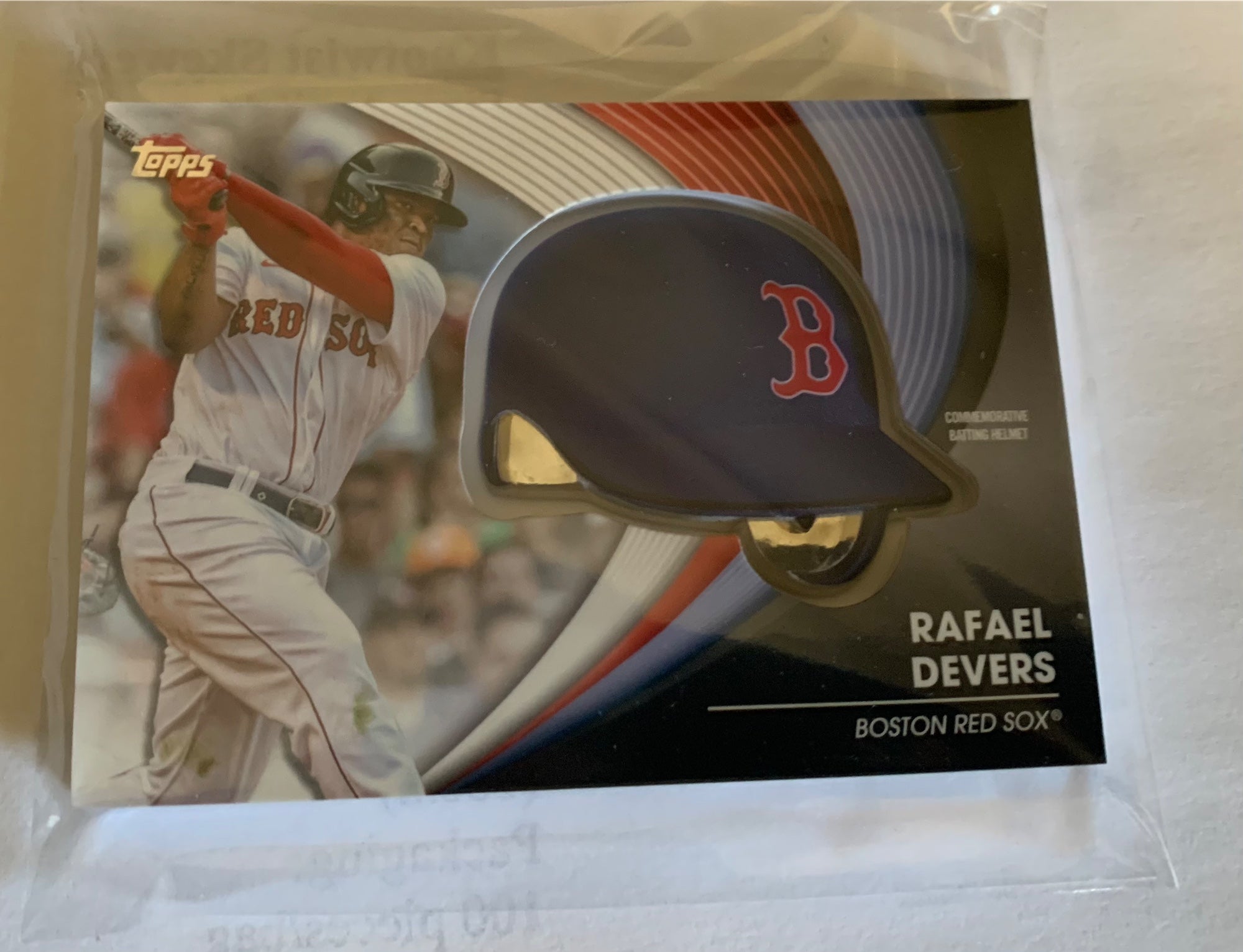 Rafael Devers 2022 Topps Commemorative Player Jersey Number