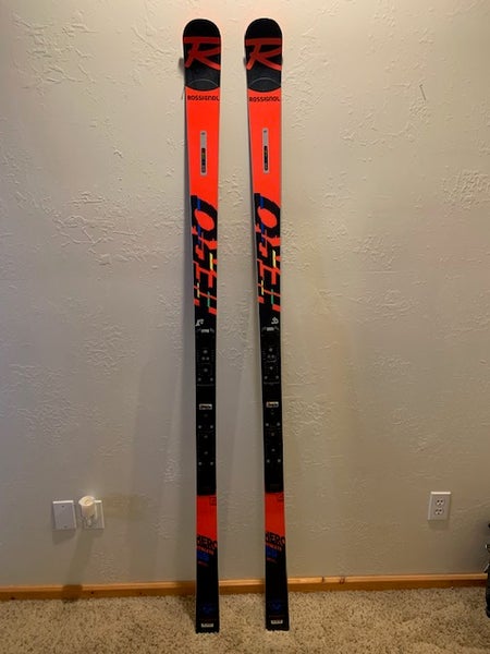 Used Women's 2022 Rossignol 188 cm Racing Hero FIS GS Pro Skis Without Bindings