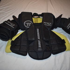 Warrior Ritual R\GT Hockey Goalie Chest Arm Protector, Junior L/XL