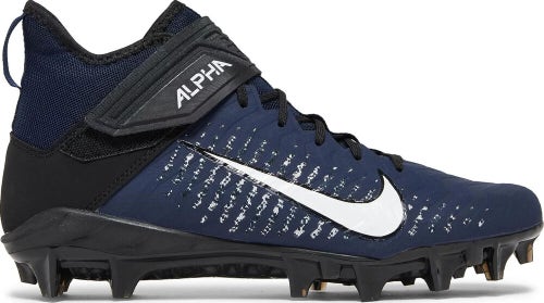 NIB Nike Alpha Menace Pro Men's Football Shoes Navy/White Size 11.5