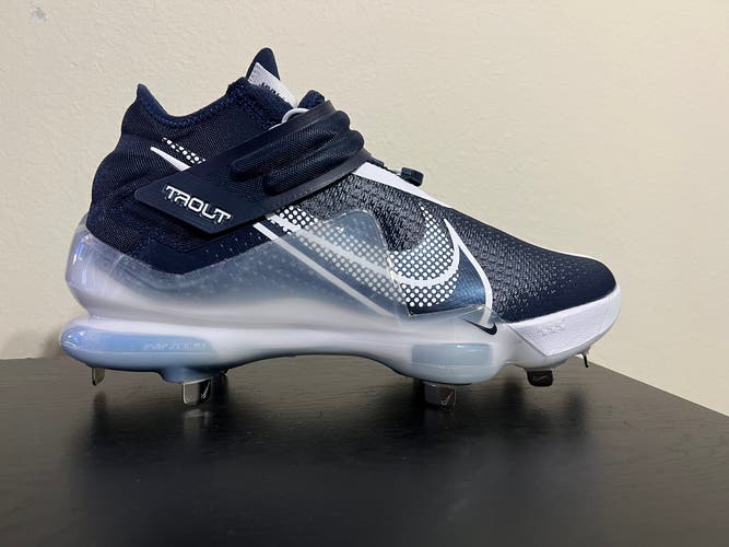 Nike Force Zoom Trout 7 Baseball Cleats CI3134-403 Midnight Navy Men's Size 11.5.