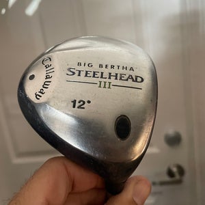 Golf Driver Callaway Big Bertha Steel Head III 12