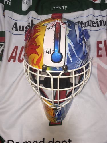 Heaton Snow Miser Heat Miser Goalie Mask