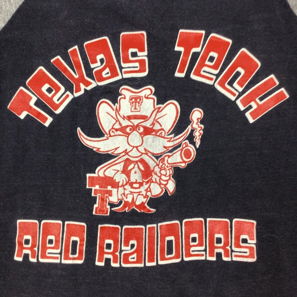 Women's White Texas Tech Red Raiders Vintage Days Easy T-Shirt