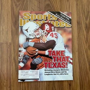 Oklahoma Sooners Jimmy Wilkerson NCAA FOOTBALL 2001 Sports Illustrated Magazine!