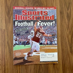 Oklahoma Sooners Trent Smith NCAA FOOTBALL 2002 Sports Illustrated Magazine!