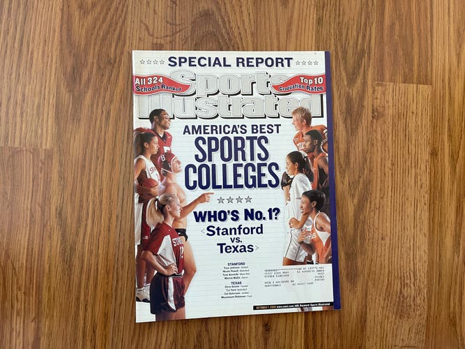 Texas Longhorns Chris Simms NCAA FOOTBALL 2002 Sports Illustrated Magazine!