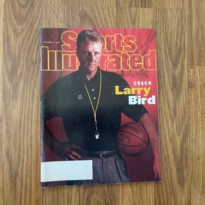 Indiana Pacers Larry Bird NBA BASKETBALL 1997 Sports Illustrated Magazine!