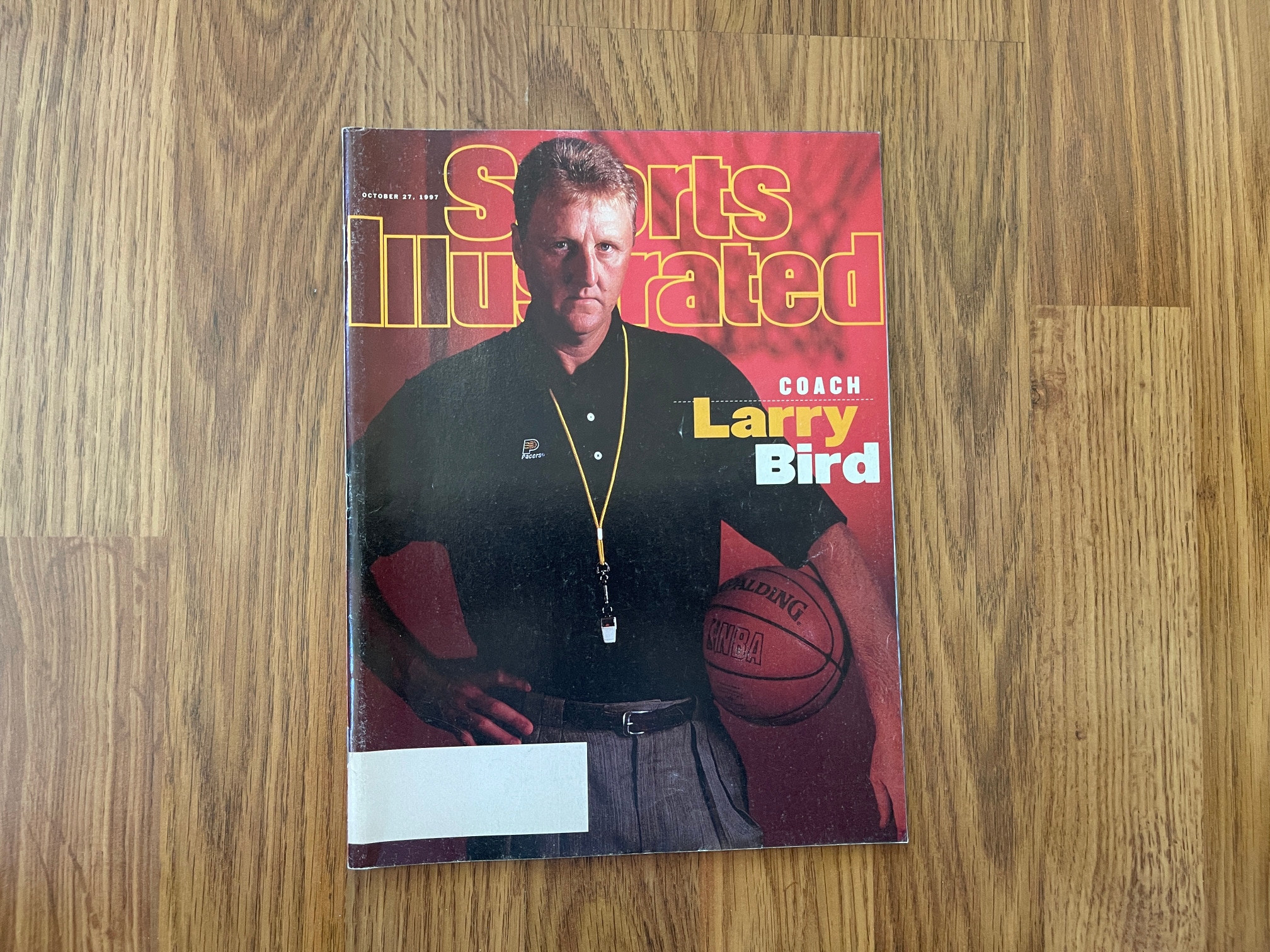 Indiana Pacers Larry Bird NBA BASKETBALL 1997 Sports Illustrated Magazine!