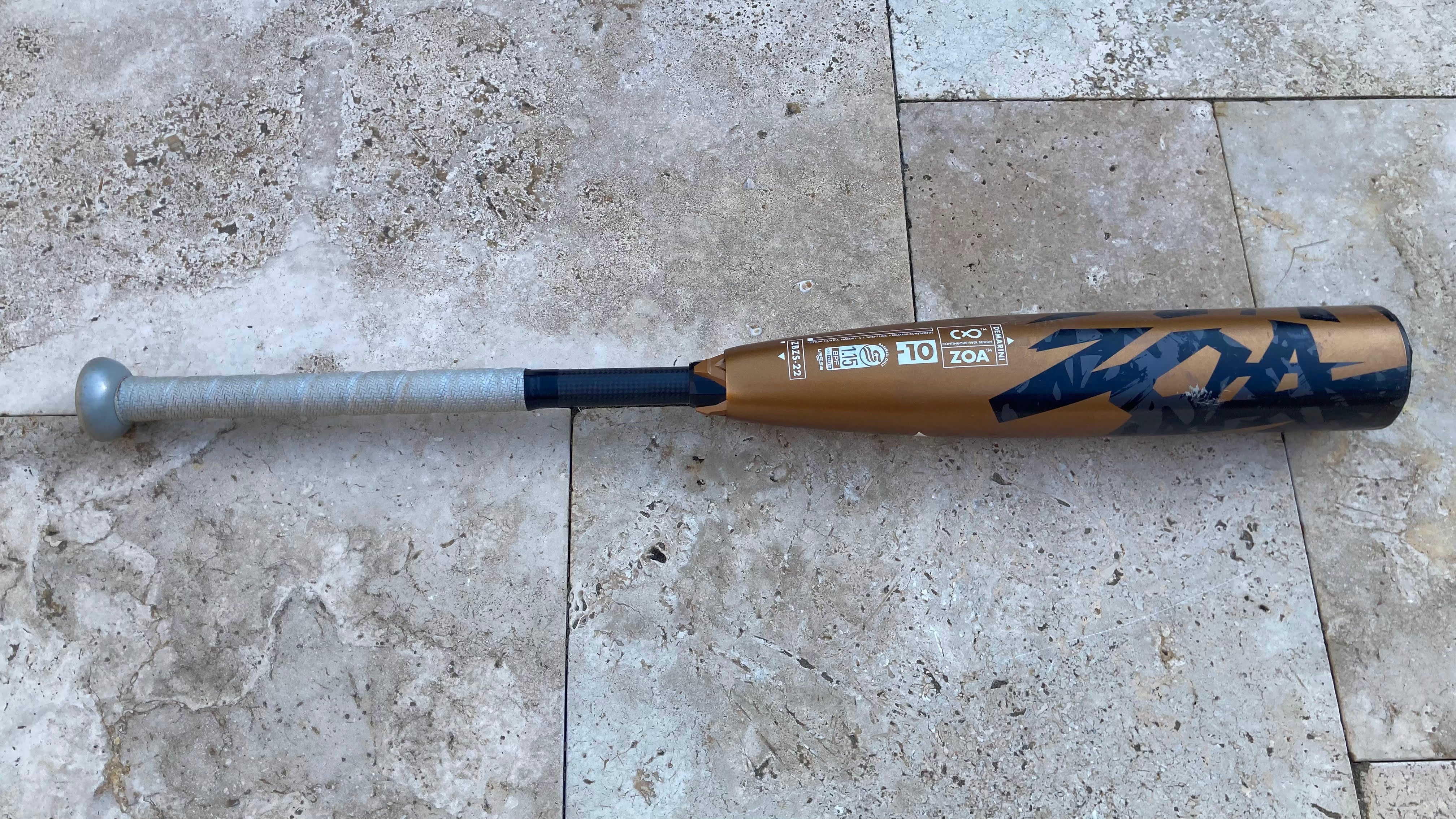 Batte Composite DeMarini Zoa 2022 -8 23 Oz 31' – Certifiée USSSA – Occasion