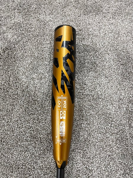 Slightly Used 2022 DeMarini ZOA Composite Bat USSSA (-10) 31” 21 oz