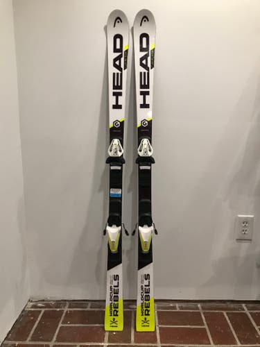 Used HEAD 145 cm Racing World Cup Rebels i.GS RD Skis With Bindings