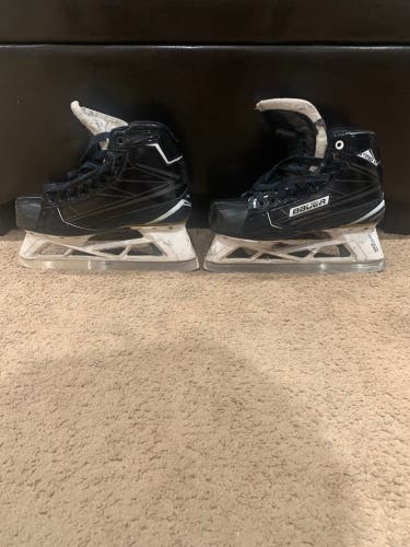 Used Bauer Regular Width Size 7.5 Supreme S190 Hockey Goalie Skates