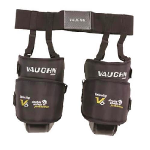 New Vaughn 7990 Pro Goalie Knee Thigh Guards + Belt