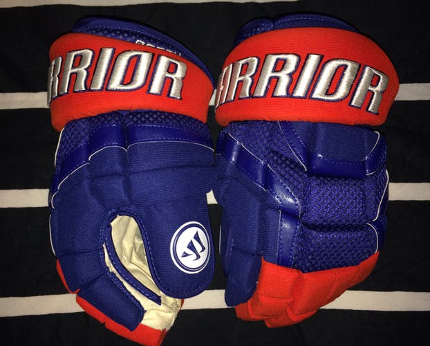 Warrior Covert QR1 DT1 Gloves 14" Pro Stock Jeff Petry