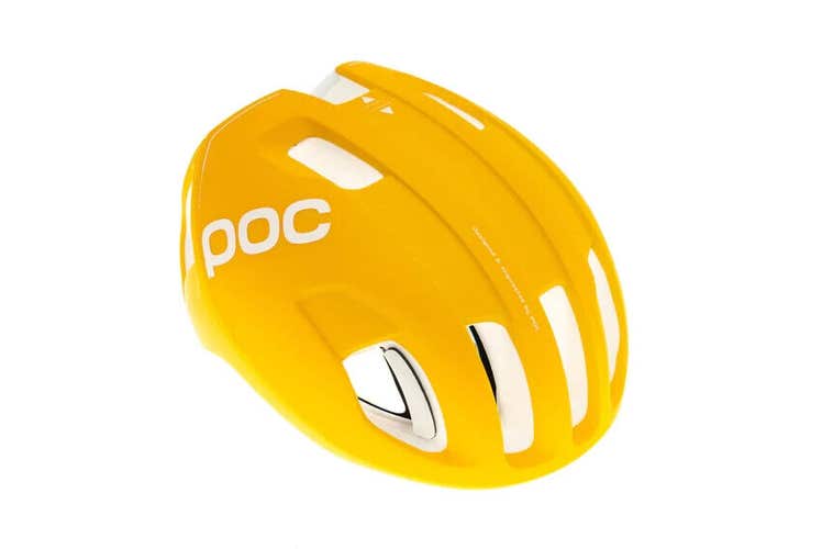 NIB POC Ventral Spin Road Bike Helmet Sulfite Yellow Matte Size Small (50-56)
