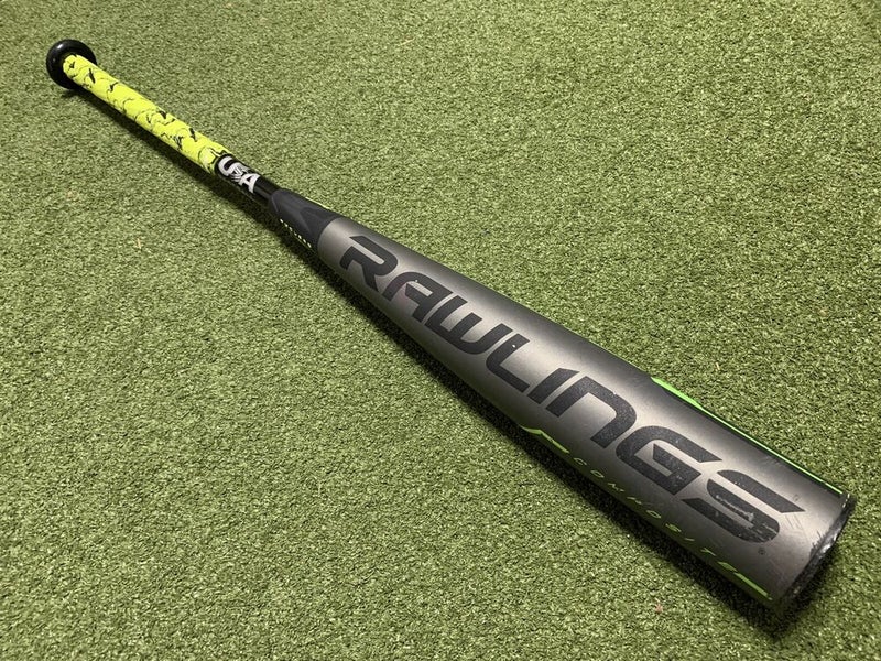Rawlings Quatro Pro -10 USA Baseball Bat ~ 29/19 w/ New Lizard Skins Grip