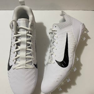 Nike Alpha Menace Pro 2 Low White Football Cleats Size 14