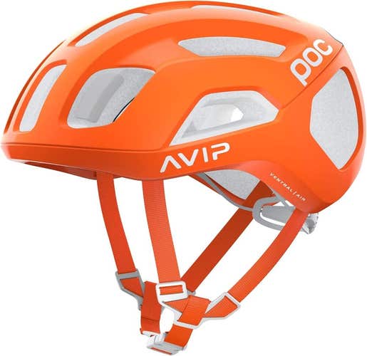 NIB POC Ventral Air Spin Bike Helmet Zink Orange AVIP Size Small (50-56)