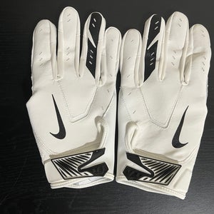 Nike Vapor Jet 5.0 White Black Receiver Football Gloves Size XXL.