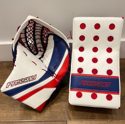 Pro Stock Passau Retro Goalie Glove + Blocker