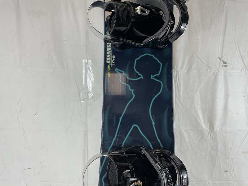 Used Rossignol Sublime 146 Cm Women's Snowboard Combo W Morrow