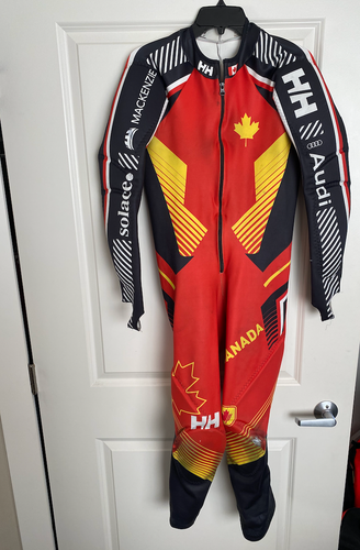 ACA 2021 Men's Used XL Slalom Helly Hansen Ski Suit FIS Legal