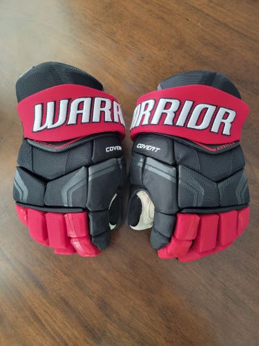Used Warrior Qre pro Gloves 15" black/red
