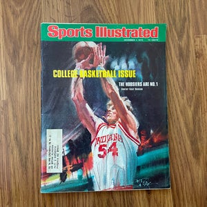 Indiana Hoosiers Kent Benson NCAA FOOTBALL 1975 Sports Illustrated Magazine!