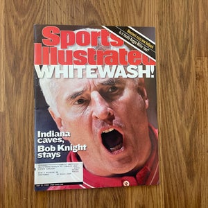 Indiana Hoosiers Bobby Knight NCAA FOOTBALL 2000 Sports Illustrated Magazine!