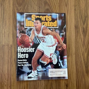 Indiana Hoosiers Damon Bailey NCAA FOOTBALL 1993 Sports Illustrated Magazine!