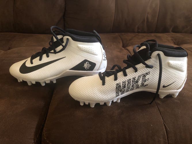 White Youth Size 7.0 (Women's 8.0) Mid Top Huarache