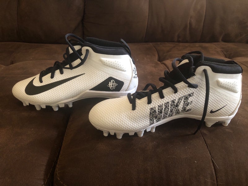 White Youth Size 7.0 (Women's 8.0) Mid Top Huarache